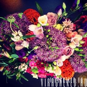 Lányok álma - virágdekoráció - virágküldéssel szezonális virágokból - viragneked.hu