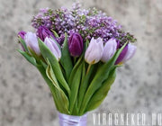 Orgona tulipánnal - az igazi tavaszi virágcsokor - viragneked.hu